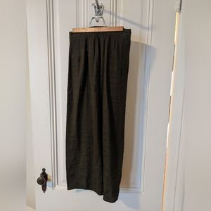 Linen Midi Skirt